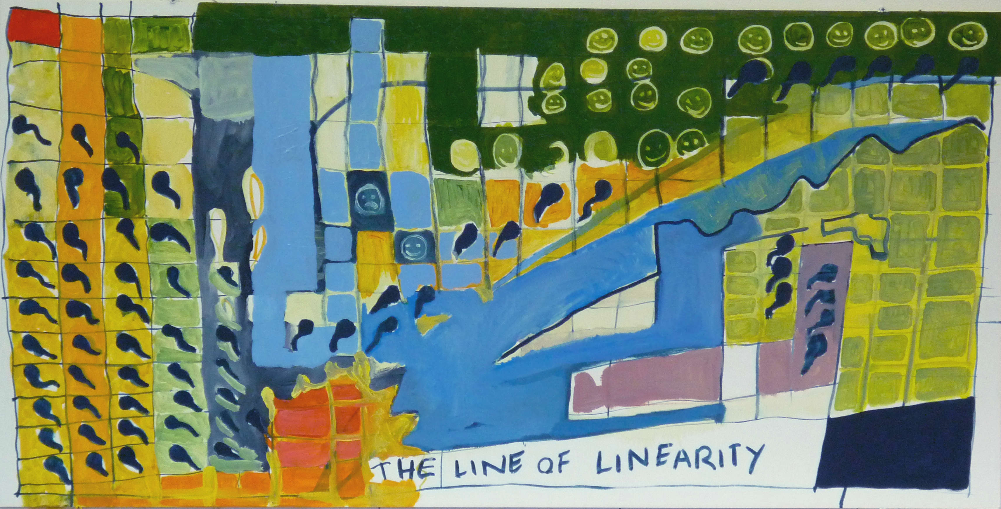 The Lines of Linearity - painting
